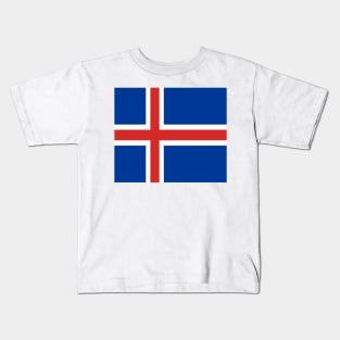 Island Flagge Kids T-Shirt